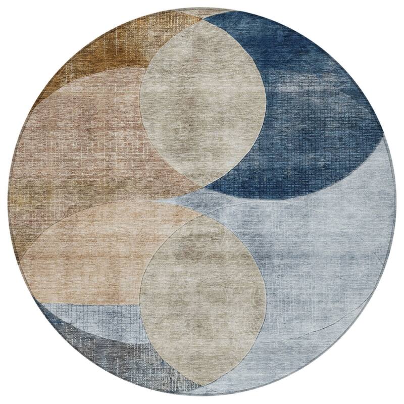 HomeRoots Geometric Transitional Rectangle Outdoor Rug