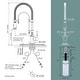 preview thumbnail 60 of 87, WOWOW Single Handle Gooseneck Pull Down Sprayer Kitchen Faucet
