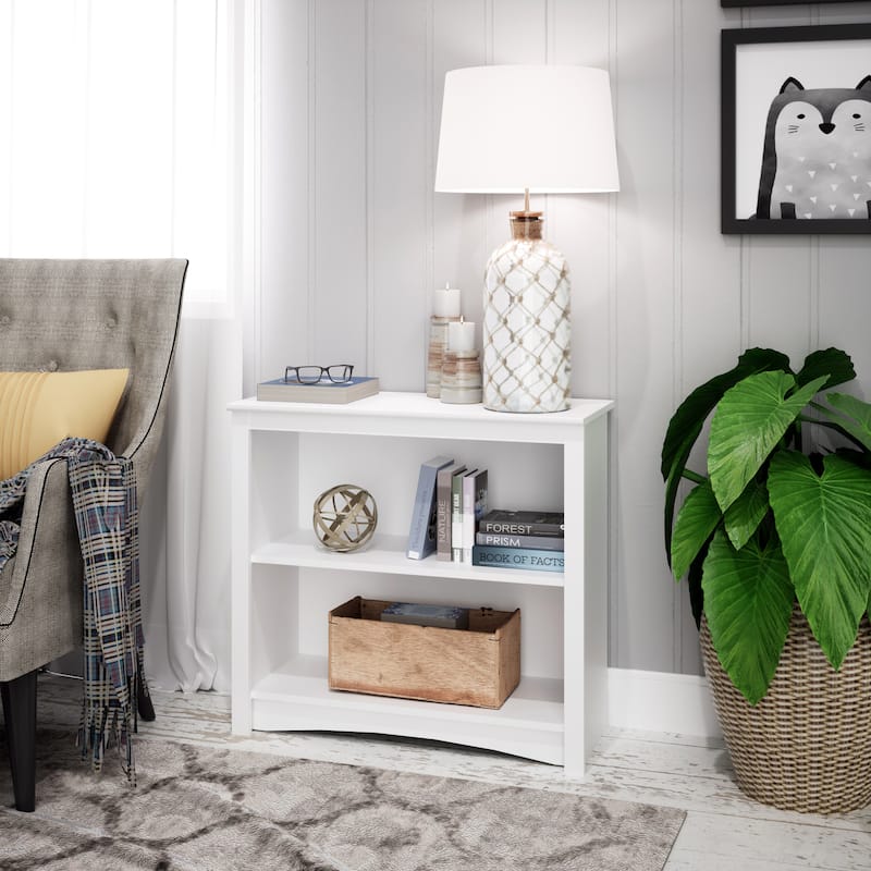 2-shelf Bookcase - 31.5" W x 29" H x 13" D