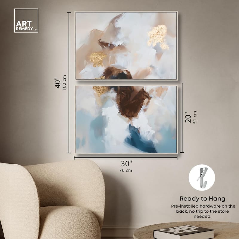 Earth's Palette I Canvas Set of 2 by Art Remedy