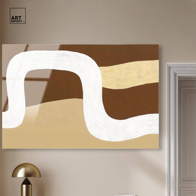 Minimal Wavy II Acrylic by Art Remedy, Ready to Hang