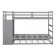preview thumbnail 29 of 50, Twin Over Twin Wood Bunk Bed with Trundle and Staircase