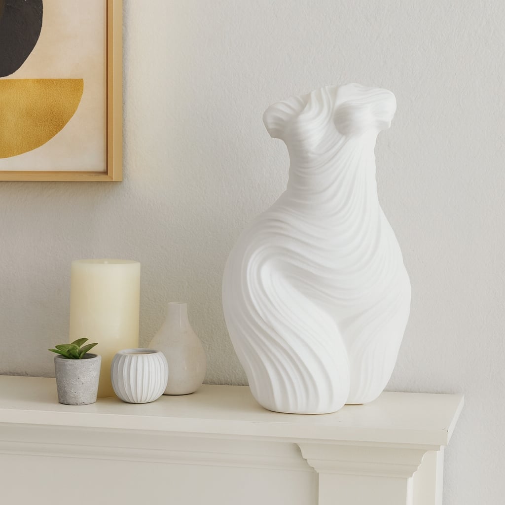Abstract Female Torso Sculpture in Resin - Decorative Objects for Home Decor