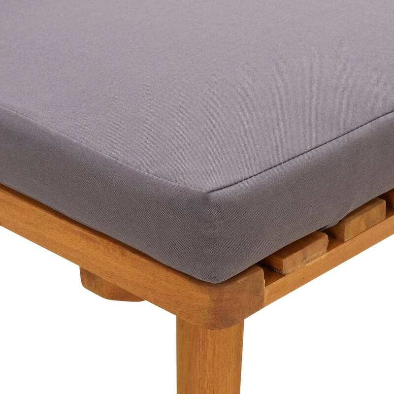 vidaXL Garden Day Bed 78.7"x25.6" Solid Wood Acacia