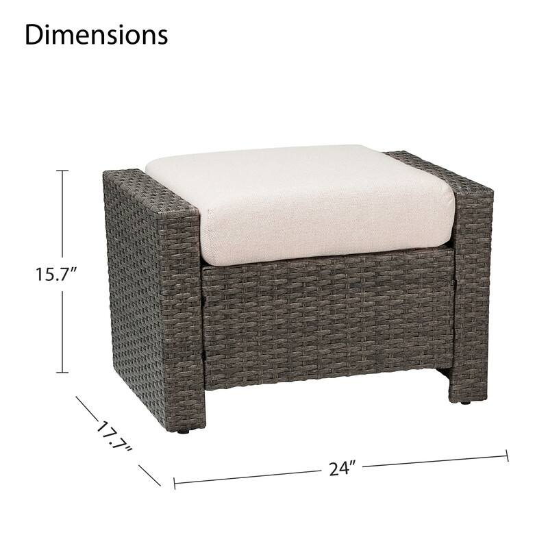 Oakley Outdoor Wicker Patio Furniture Swivel Chair