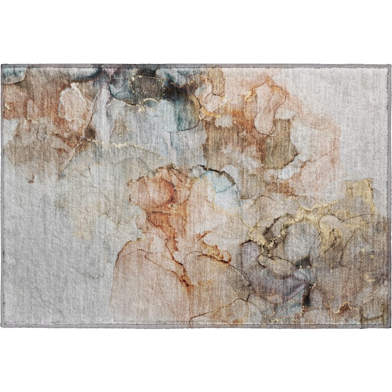 Premium Washable Super Soft Contemporary Watercolor Mayfield Rug