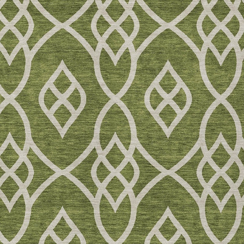 HomeRoots Trellis Transitional Rectangle Outdoor Rug
