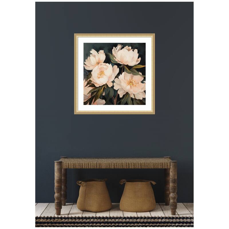 Kate and Laurel Framed Art Beautiful Painterly Floral Bouquets 2 by The Creative Bunch Studio
