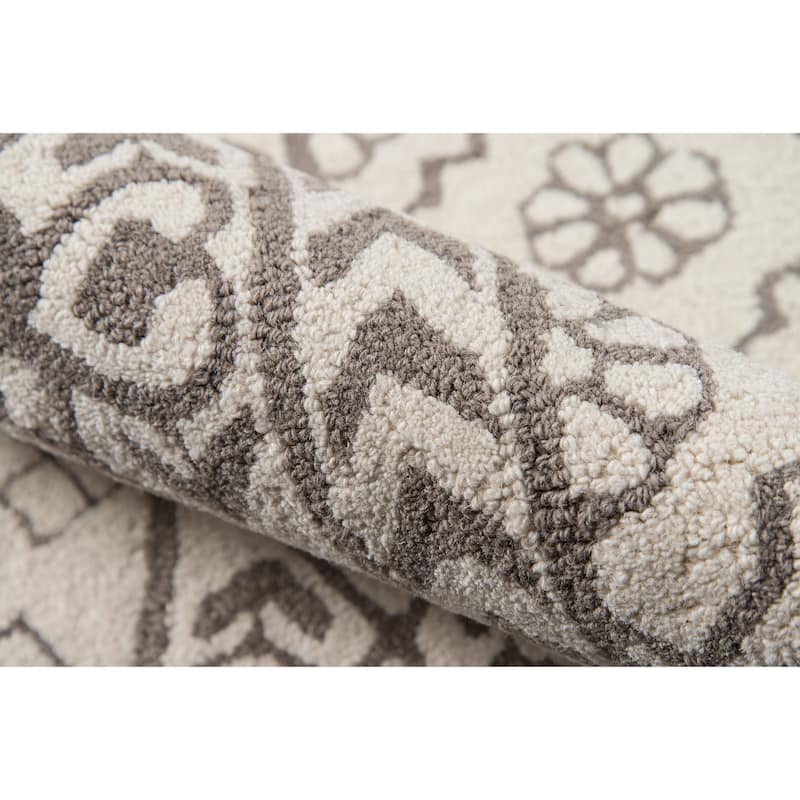 Momeni Newport Hand Tufted Wool Contemporary Geometric Area Rug