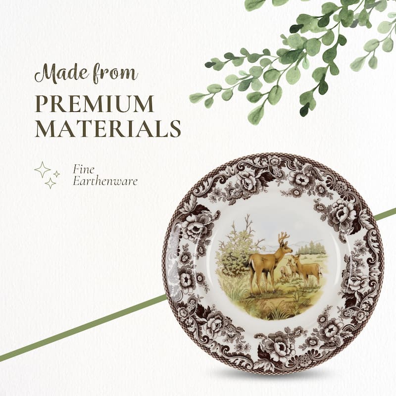 Spode Woodland Dinner Plate Animal Motifs