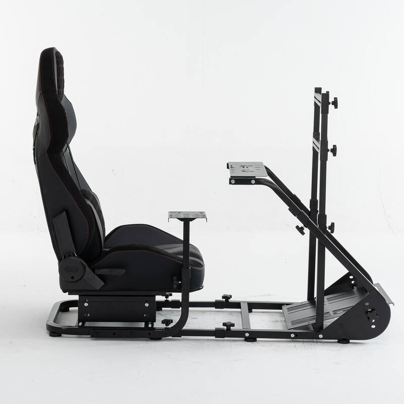 Enhanced and Stable Racing Wheel Cockpit, Compatible With Fanatec, Logitech adjustable driving simulators, excluding handbrake