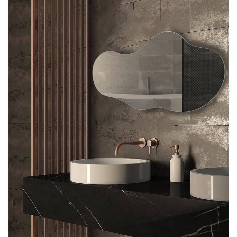 Asymmetrical Mirror, Decorative Frameless Irregular Mirror