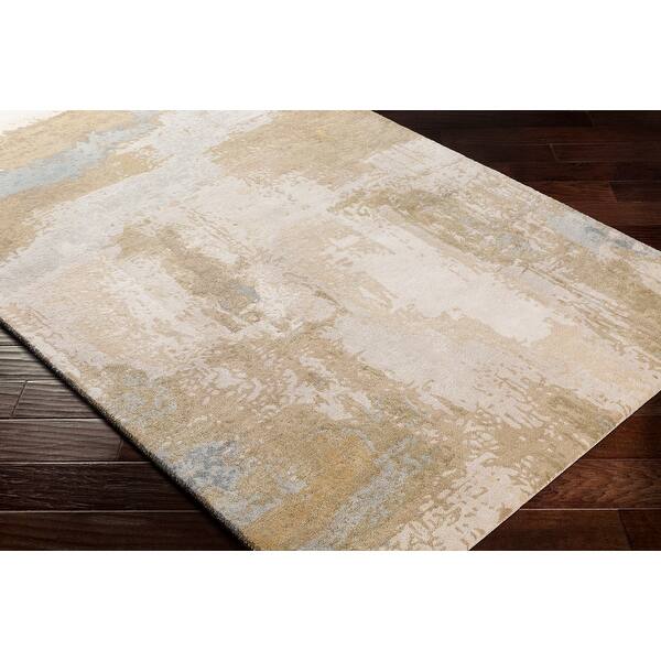 Niagara Modern Wool Viscose Hand Tufted Area Rug Overstock 32534833