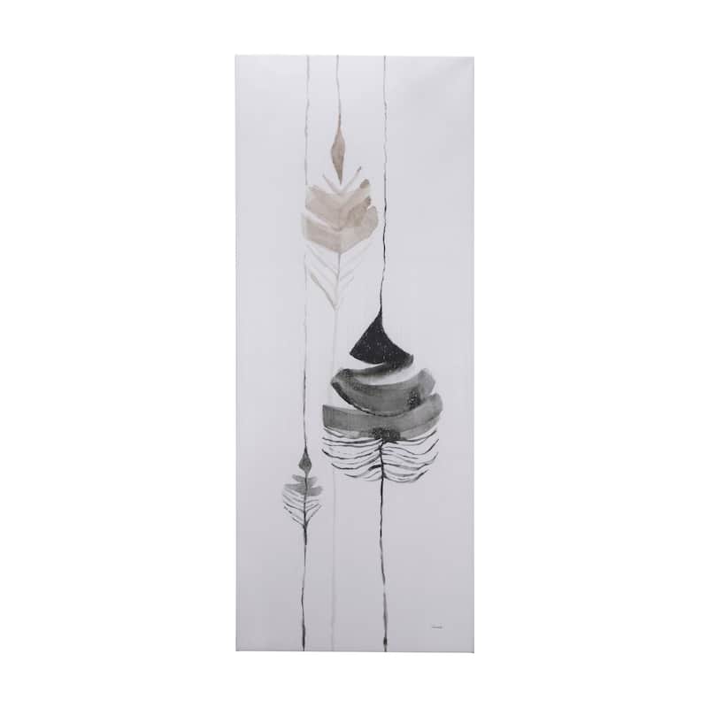 Rain of Leaf I (30 x 75) Canvas Art Print - Large