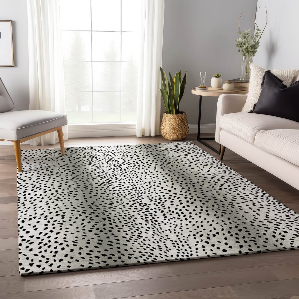 Premium Washable Super Soft Animal Print Ombre Mayfield Rug