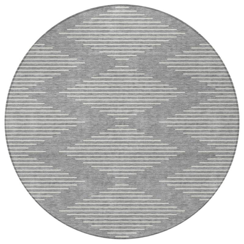HomeRoots Geometric Transitional Rectangle Outdoor Rug