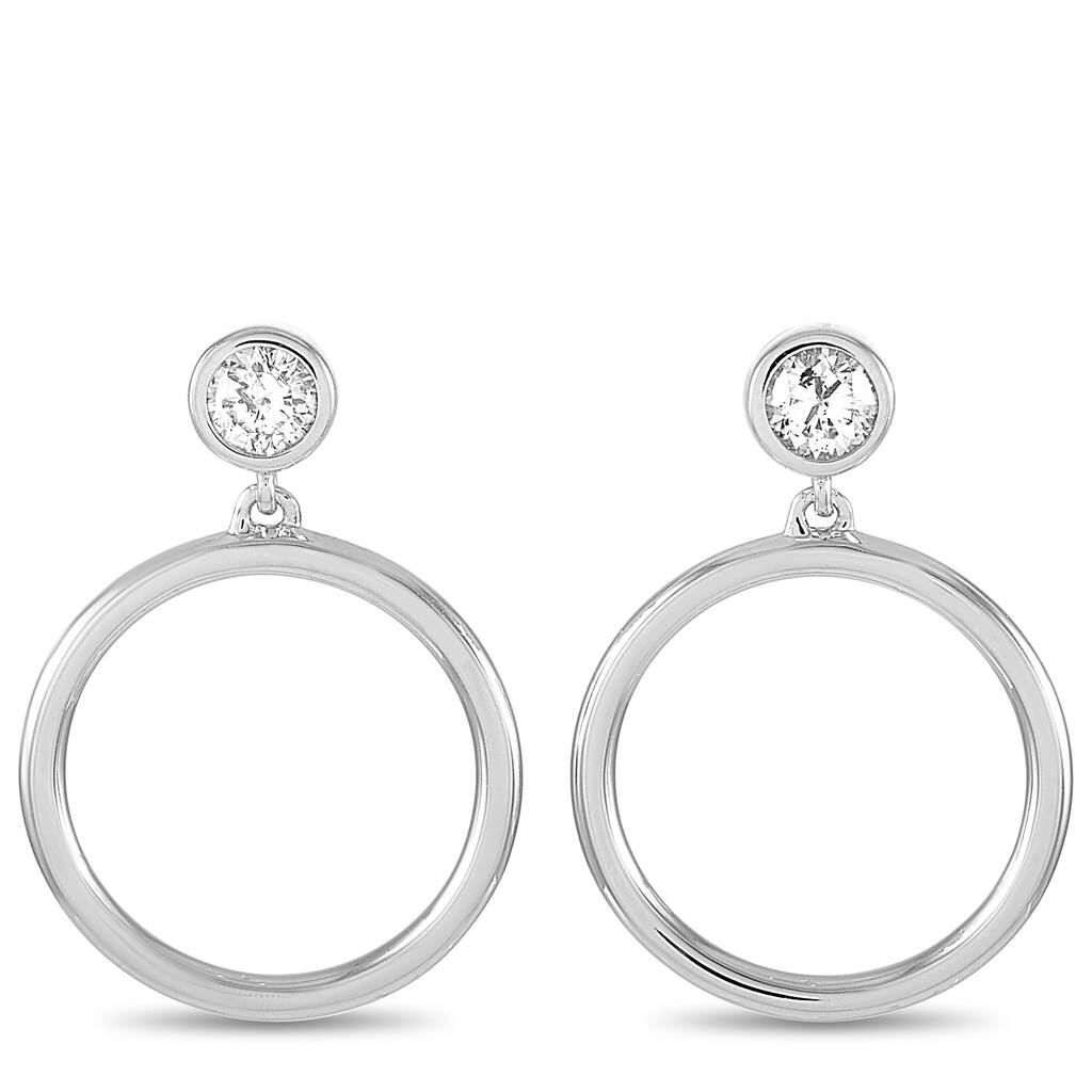 White Gold 0.31 ct Diamond Earrings AER-15714W
