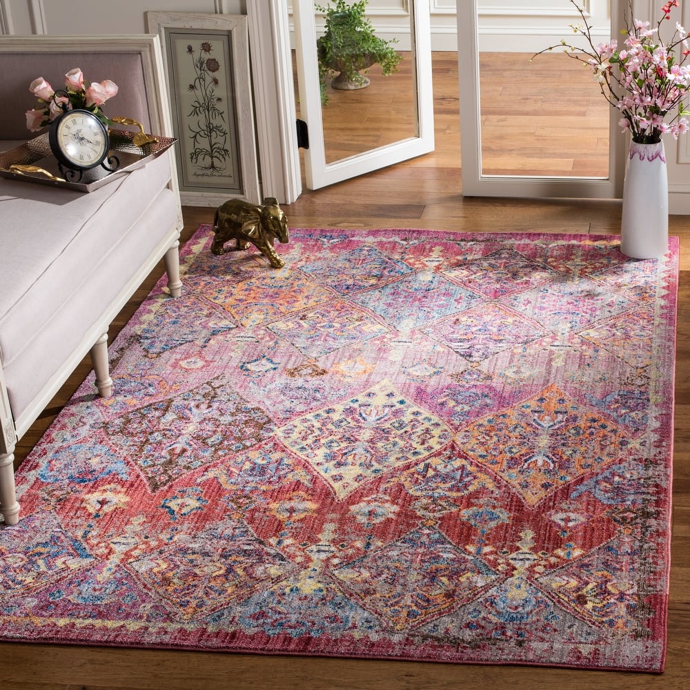 SAFAVIEH Bristol Lovorka Vintage Boho Oriental Polyester Rug