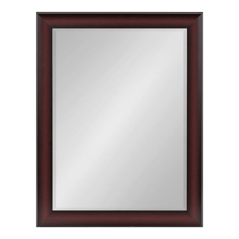 Kate and Laurel Scoop Framed Beveled Wall Mirror