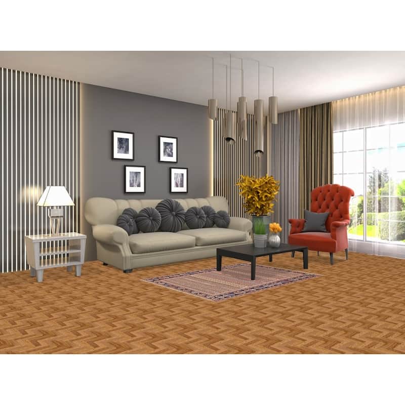 Striped Geometric Kilim Persian Accent Rug Handmade Wool Carpet - 3'3"x 4'8"