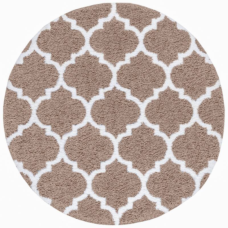 Joy Shag Moroccan Geometric Indoor Area Rug