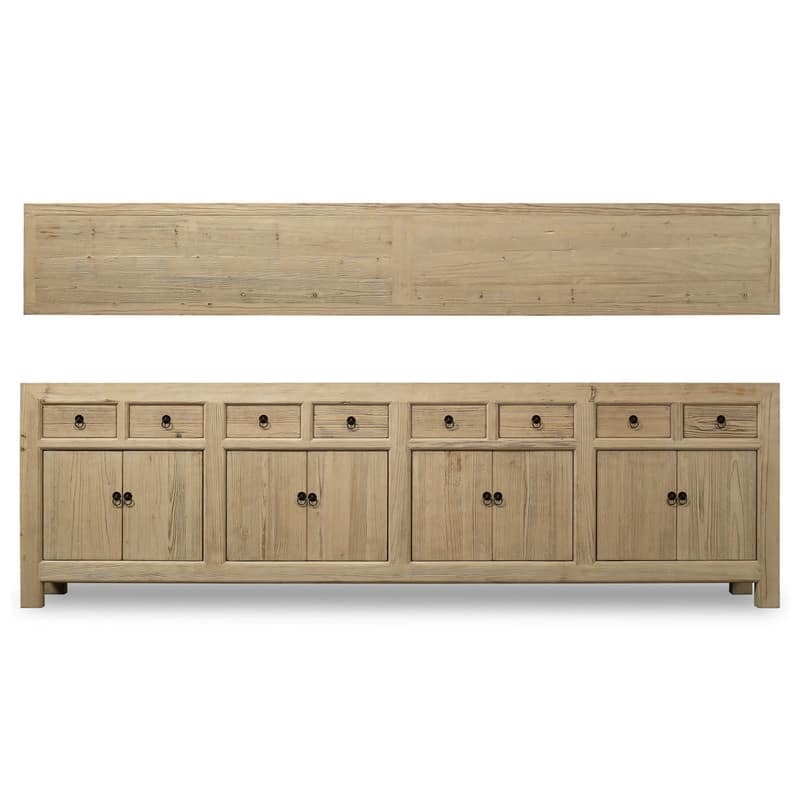 119 Inches Long 8 Drawers 8 Doors Sideboard