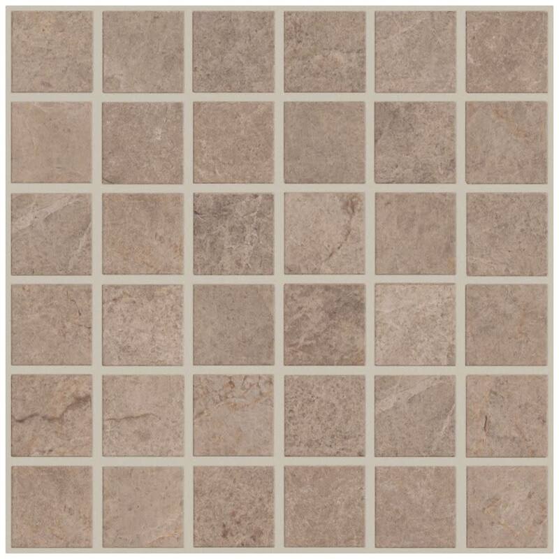 Shaw 459TS Venture - 12" x 12" Floor and Wall Mosaic Tile - Marble - Journey