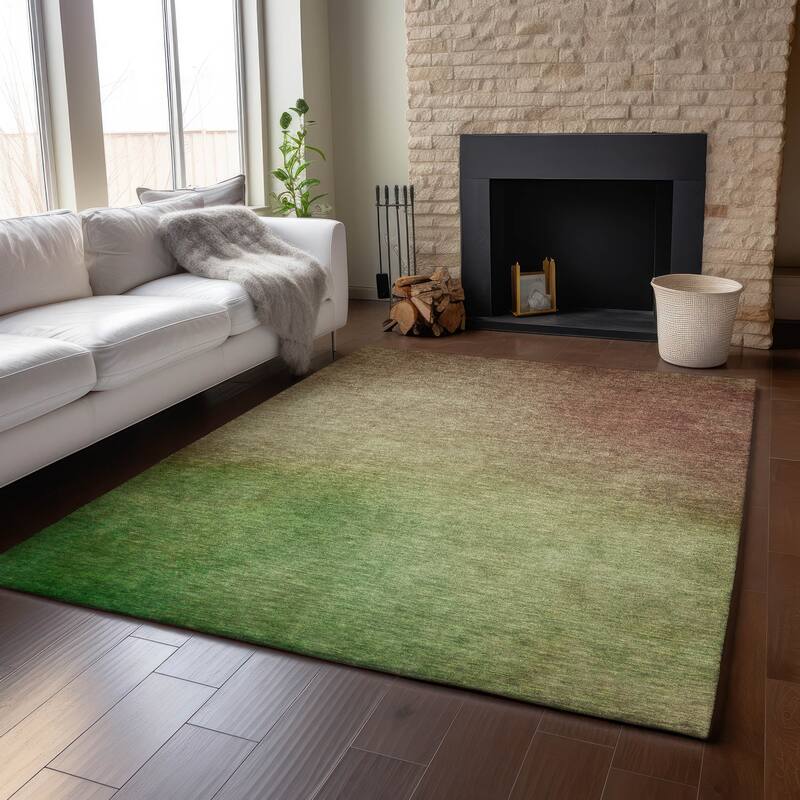 Premium Washable Super Soft Ombre Solid Mayfield Rug