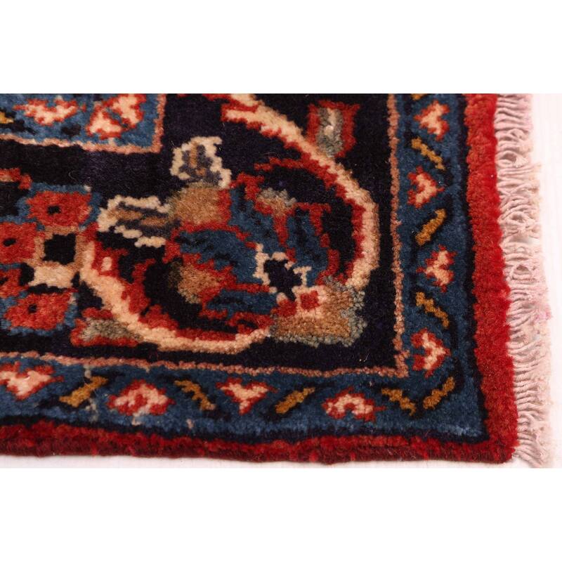 ECARPETGALLERY Hand-knotted Andelz Red Wool Rug - 3'2 x 11'3