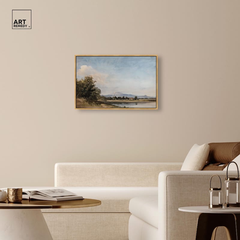 Hilltop Tower View III Canvas by Art Remedy