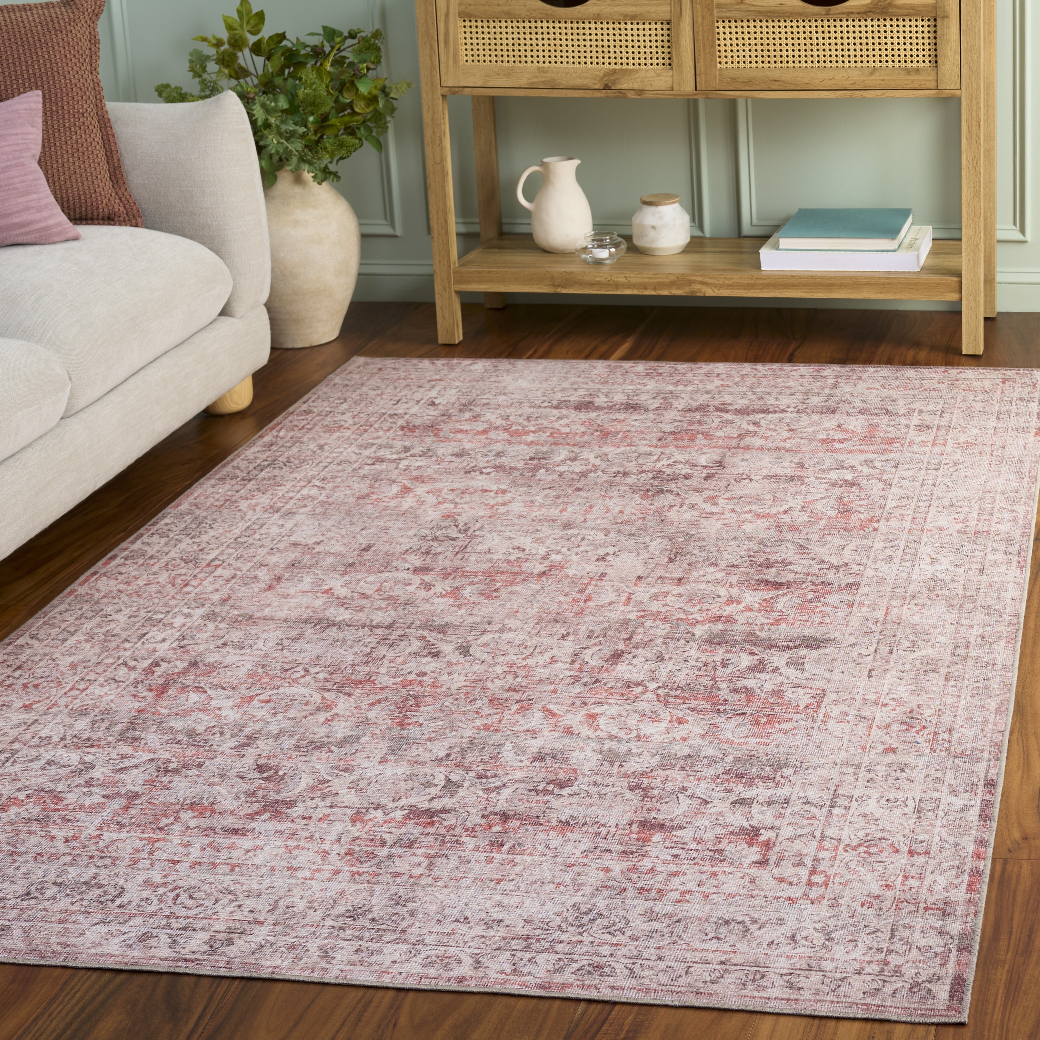 SAFAVIEH Vintage Heriz Xufe Machine Washable Rug