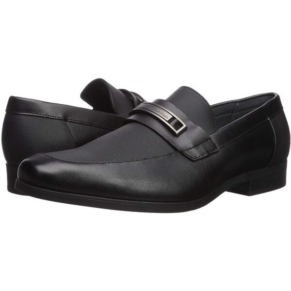 calvin klein men's jameson soft leather loafers