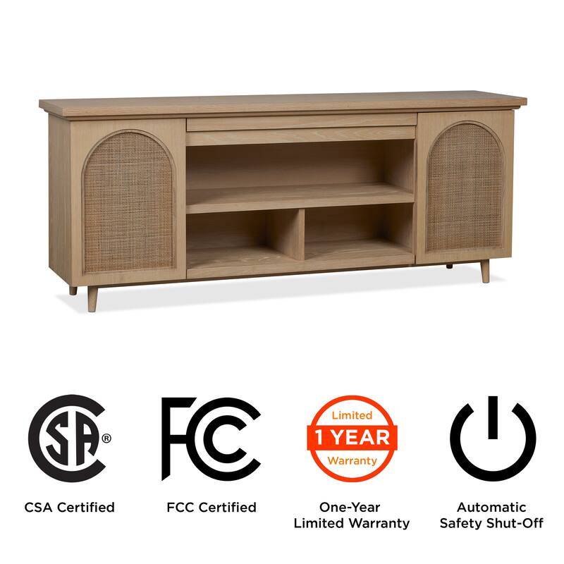 Dahlia Media TV Stand by Real Flame