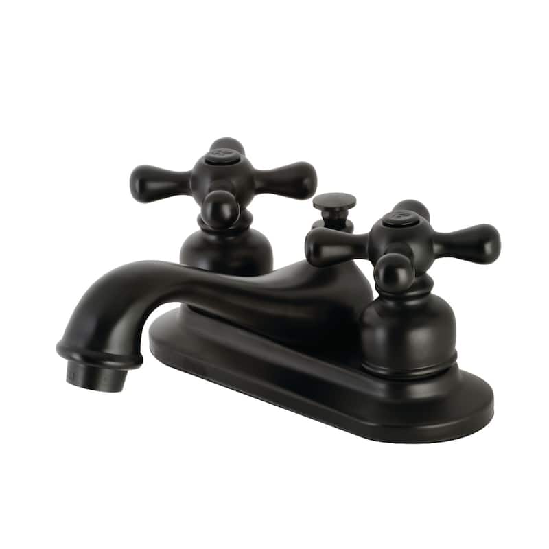 Restoration 4 in. Centerset Bathroom Faucet - Matte Black