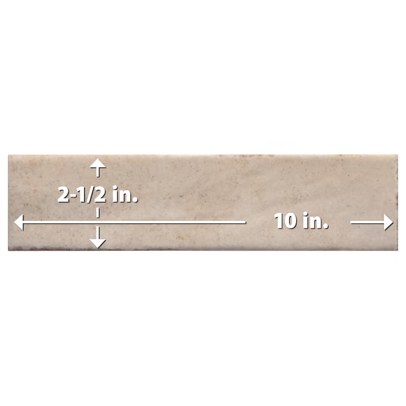 Merola Tile Tribeca Studio Oatmeal 2-3/8" x 9-5/8" Porcelain Wall Tile