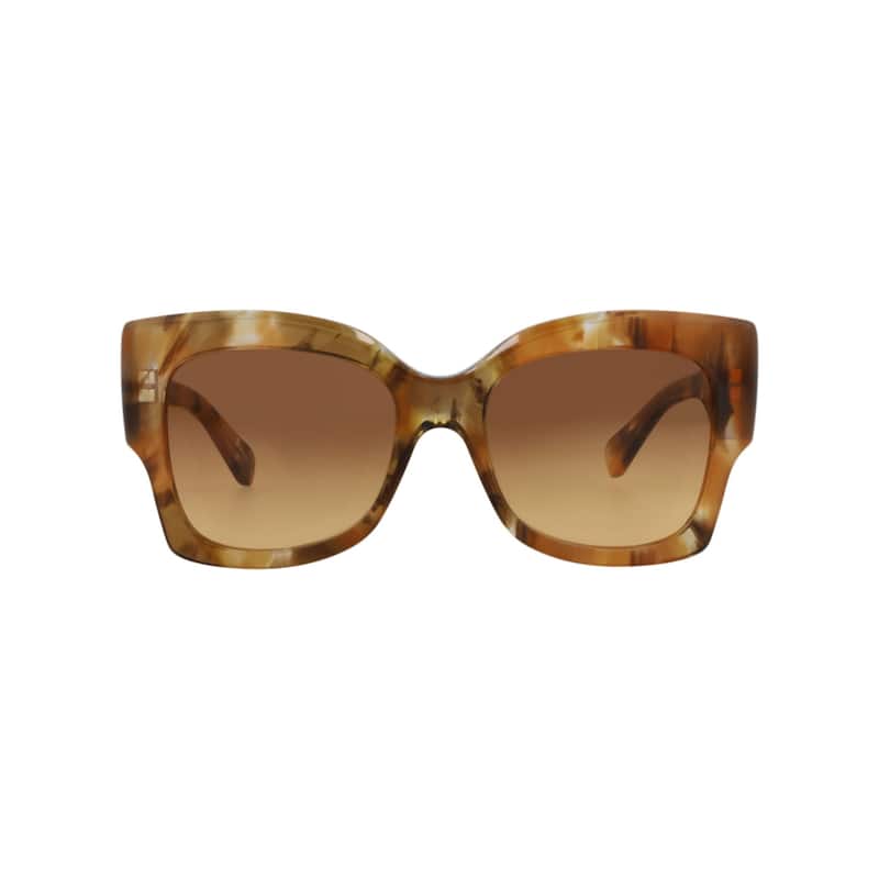Chloé Square-Frame Recycled Acetate Sunglasses - Havana Havana Brown - Multi - Grey Lens