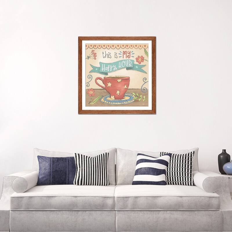iCanvas "Coffee Happy Hour" by Mollie B.