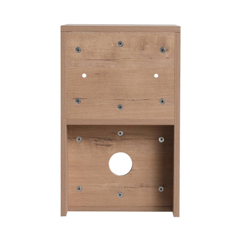 Floating Bathroom Vanity with Sink, Wall-Mounted Bathroom Storage Cabinet, Vanity Cabinet & Ceramic Sink Set