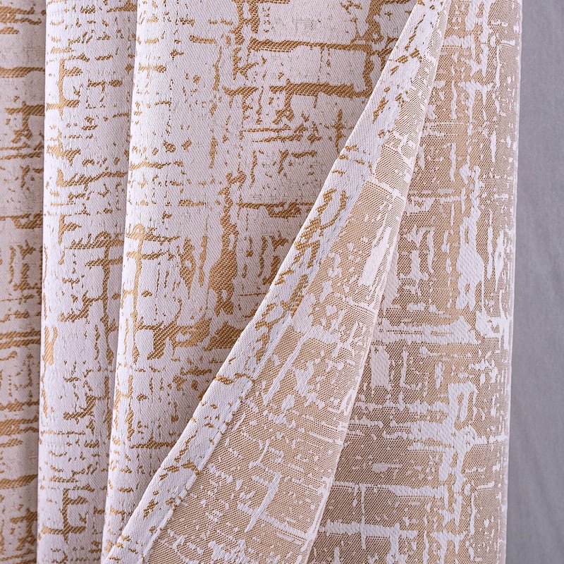 Luca Woven Jacquard Window Curtain 84"