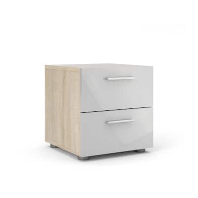 Porch & Den Angus Foiled 2-drawer Nightstand