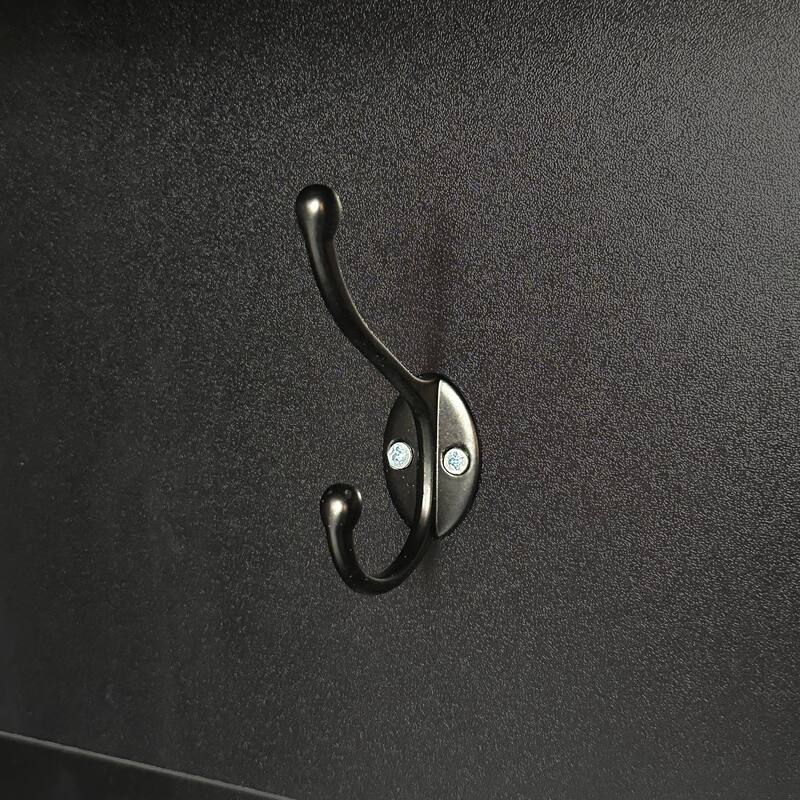 Modern Coat Rack with Bench and Shoe Storage 3 Hooks and Open Storage Space for Entryways, Hallways and Living Rooms