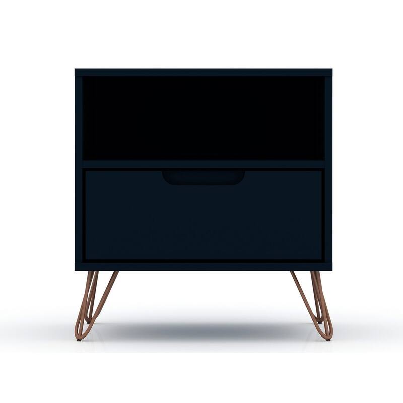 Carson Carrington Bandene Mid-century Modern 1-drawer Wood Nightstand
