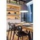 preview thumbnail 2 of 28, Modern Stackable Geometric Molded Dining Armchairs (Set of 2)