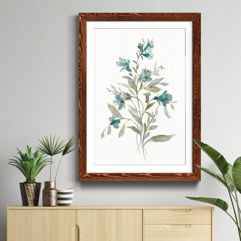 Linen Botanical III-Premium Framed Print - Ready to Hang