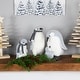preview thumbnail 4 of 4, Penguin in Winter Scarf Christmas Figurine - 7.5"