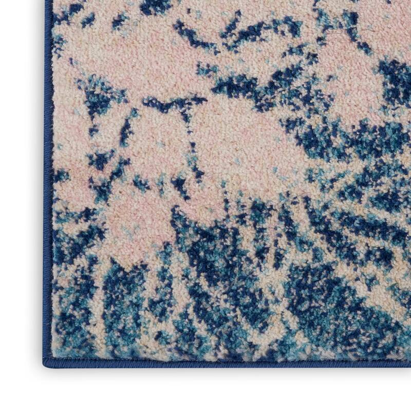 Nourison Tranquil Contemporary Abstract Floral Area Rug