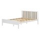 preview thumbnail 3 of 4, Sunset Living Furniture Scandinavian Queen-Size Bed with Slatted Headboard