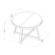 preview thumbnail 28 of 36, Plank and Beam Classic Solid Wood Round Dining Table - 47"