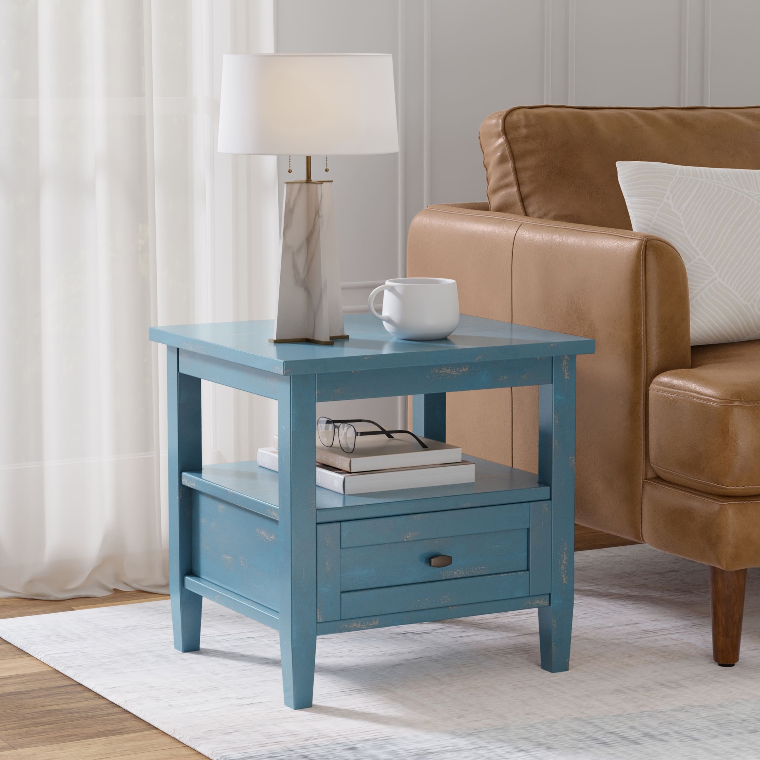 Option Distressed Coastal Blue
