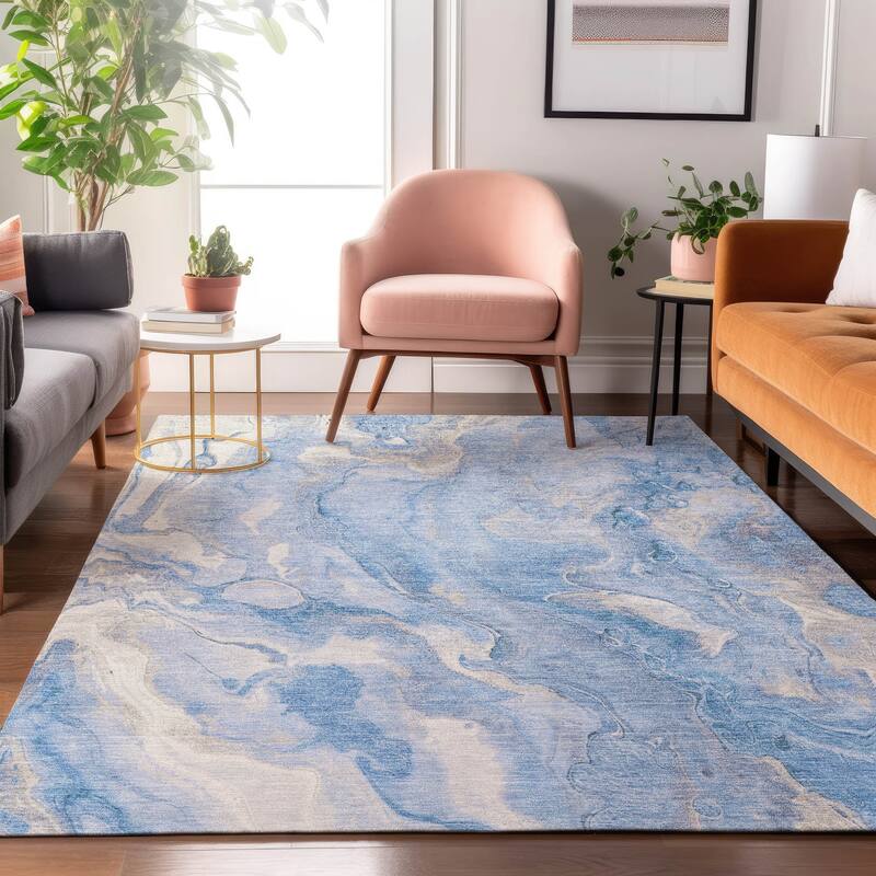 Premium Washable Super Soft Abstract Chic Mayfield Rug
